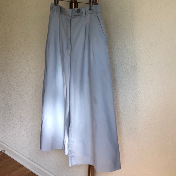 Vintage powder blue ankle cut pants with pockets - Picture 4 of 5